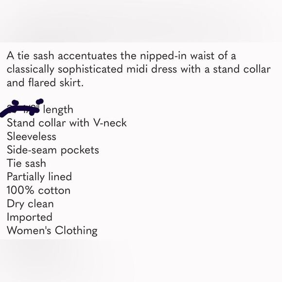 ANNE KLEIN Vera Tie Front Dress Calypso Turquoise Blue Sz 1X VNeck Sleeveless - Picture 8 of 15